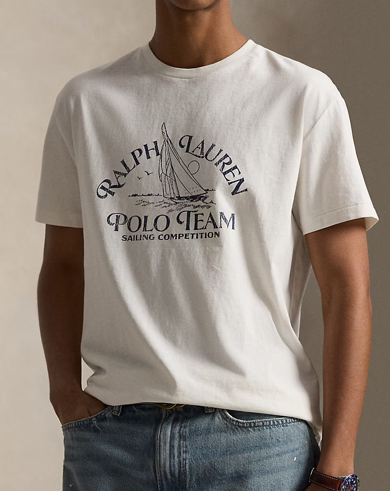 Classic Fit Jersey Graphic T-Shirt