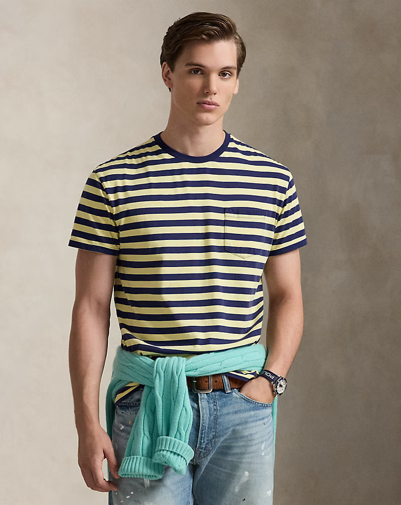 Classic Fit Striped Jersey T-Shirt