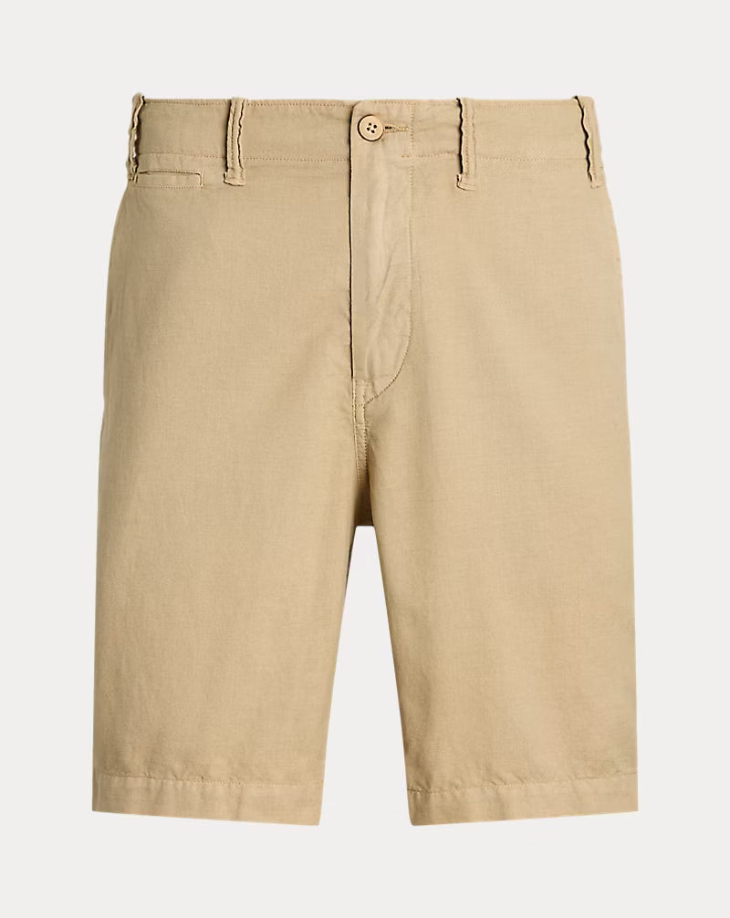 8.5-Inch Classic Fit Linen-Cotton Short