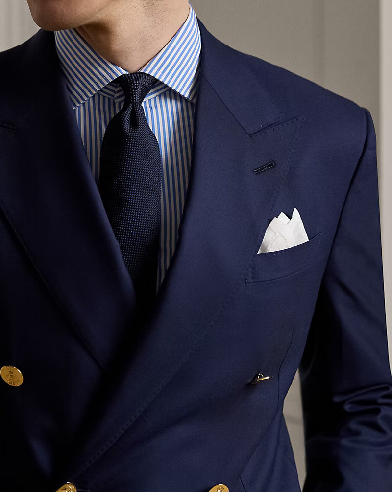 Gregory Hand-Tailored Wool Serge Blazer