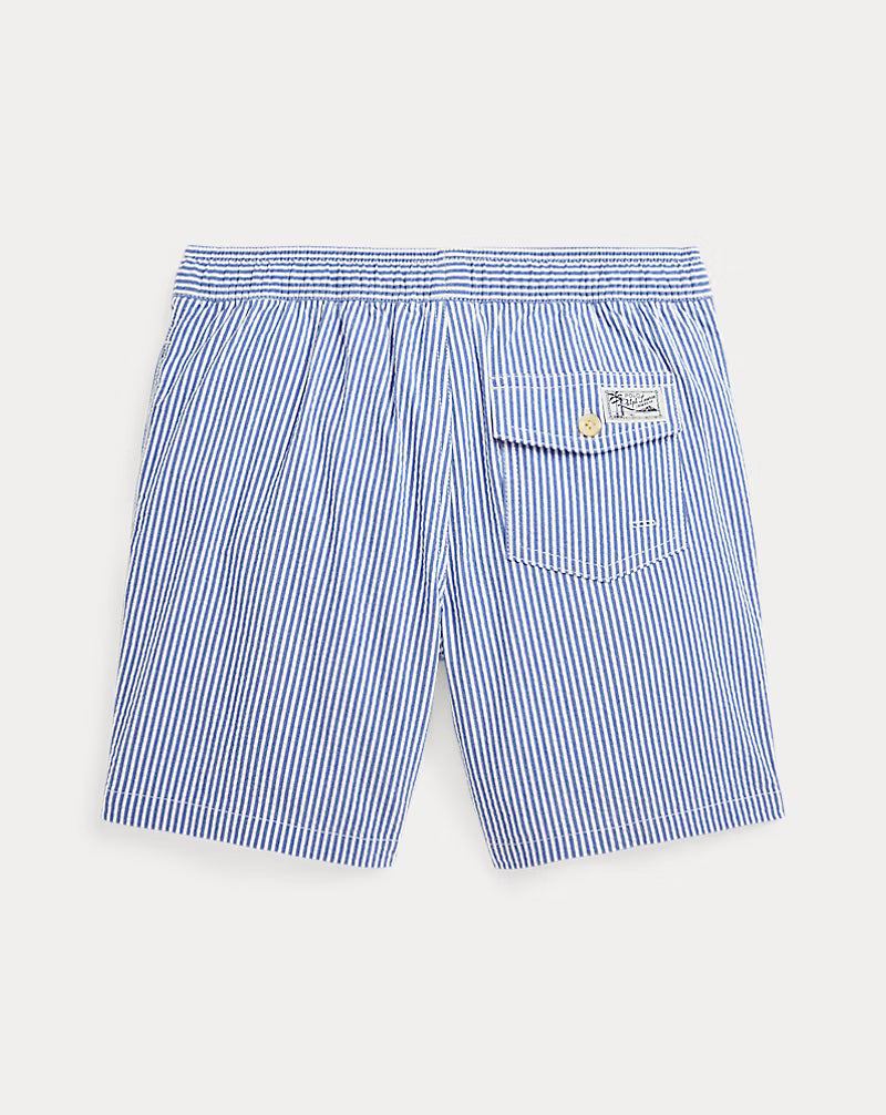 Traveler Stretch Seersucker Swim Trunk