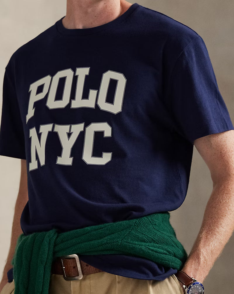 Classic Fit Jersey Graphic T-Shirt
