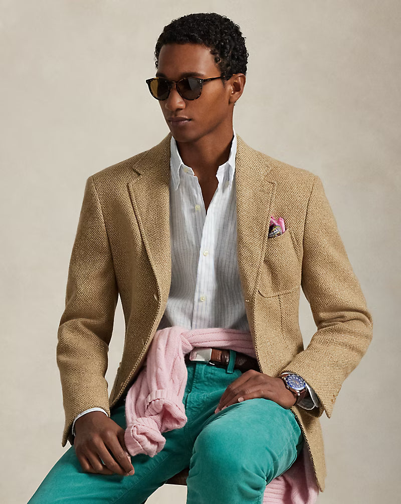 Classic Fit Striped Linen Shirt