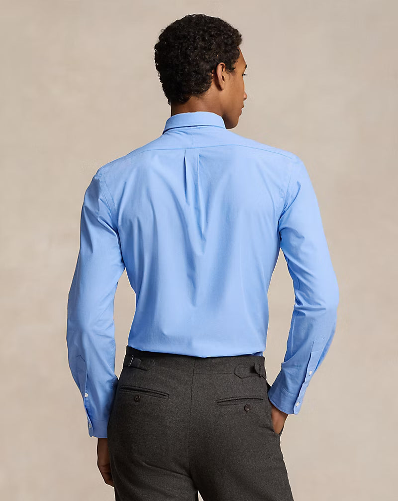 Slim Fit Stretch Poplin Shirt