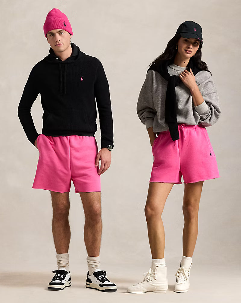 Pink Pony Fleece Short