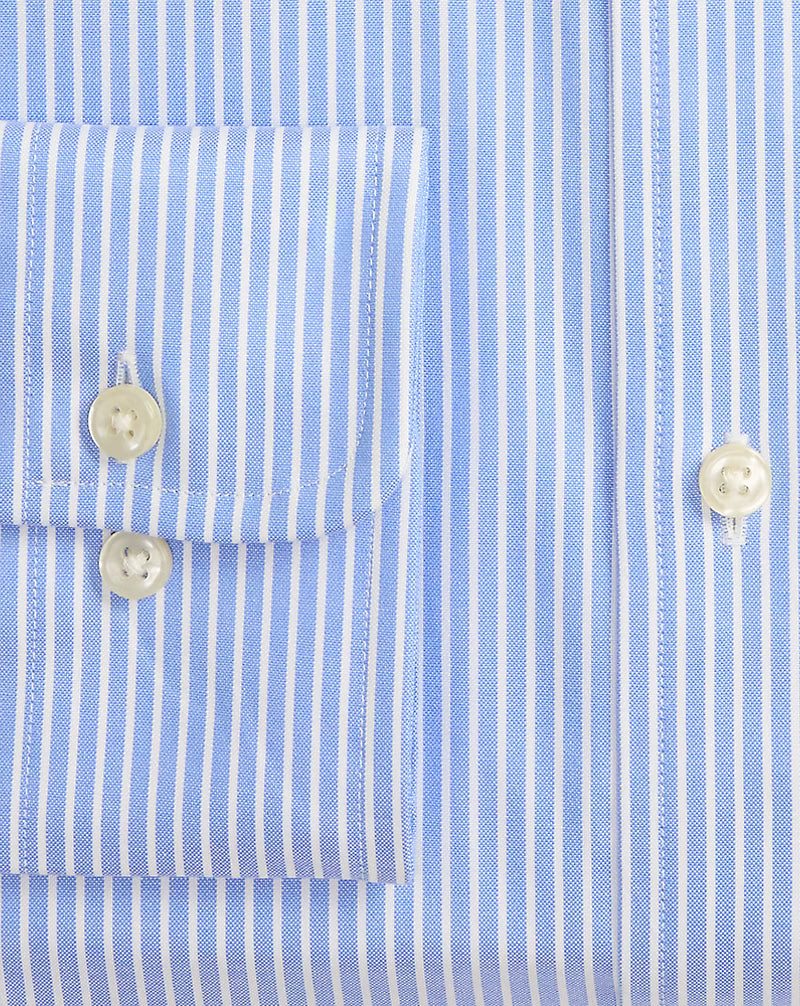 Custom Fit Striped Pinpoint Oxford Shirt