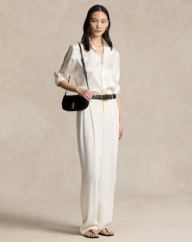 Slim Fit Silk Shirt
