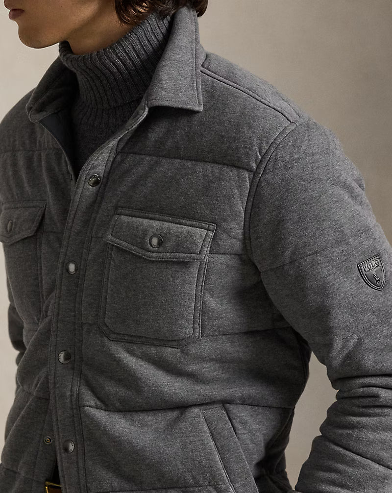 Quilted Jersey Overshirt