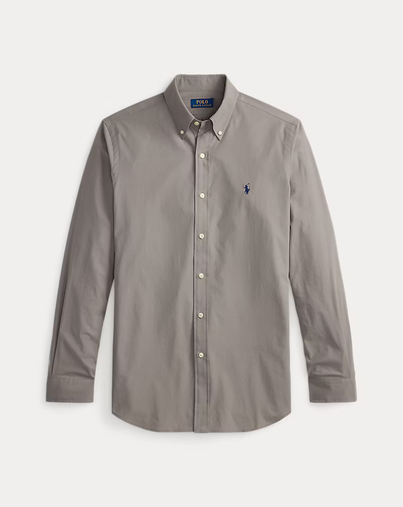 Slim Fit Stretch Poplin Shirt