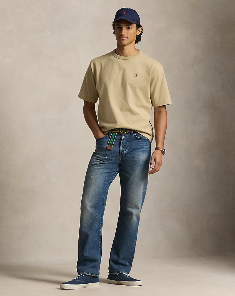 Relaxed Fit Jersey Crewneck T-Shirt