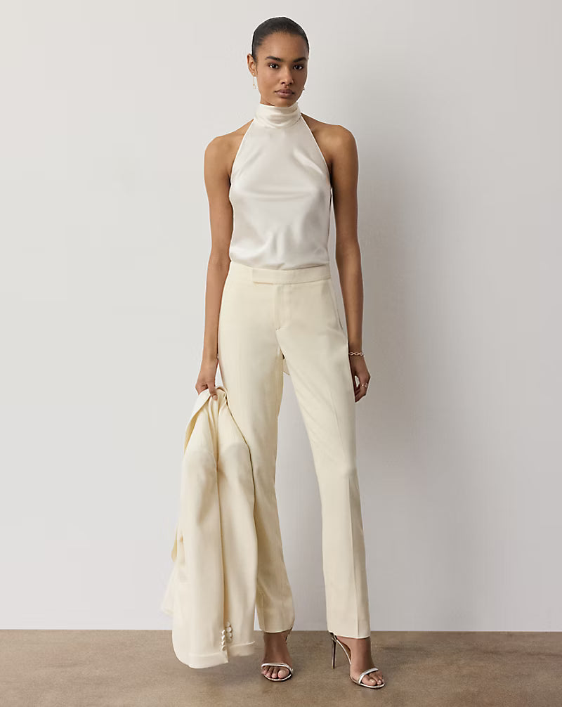 Chilton Stretch Silk Charmeuse Top