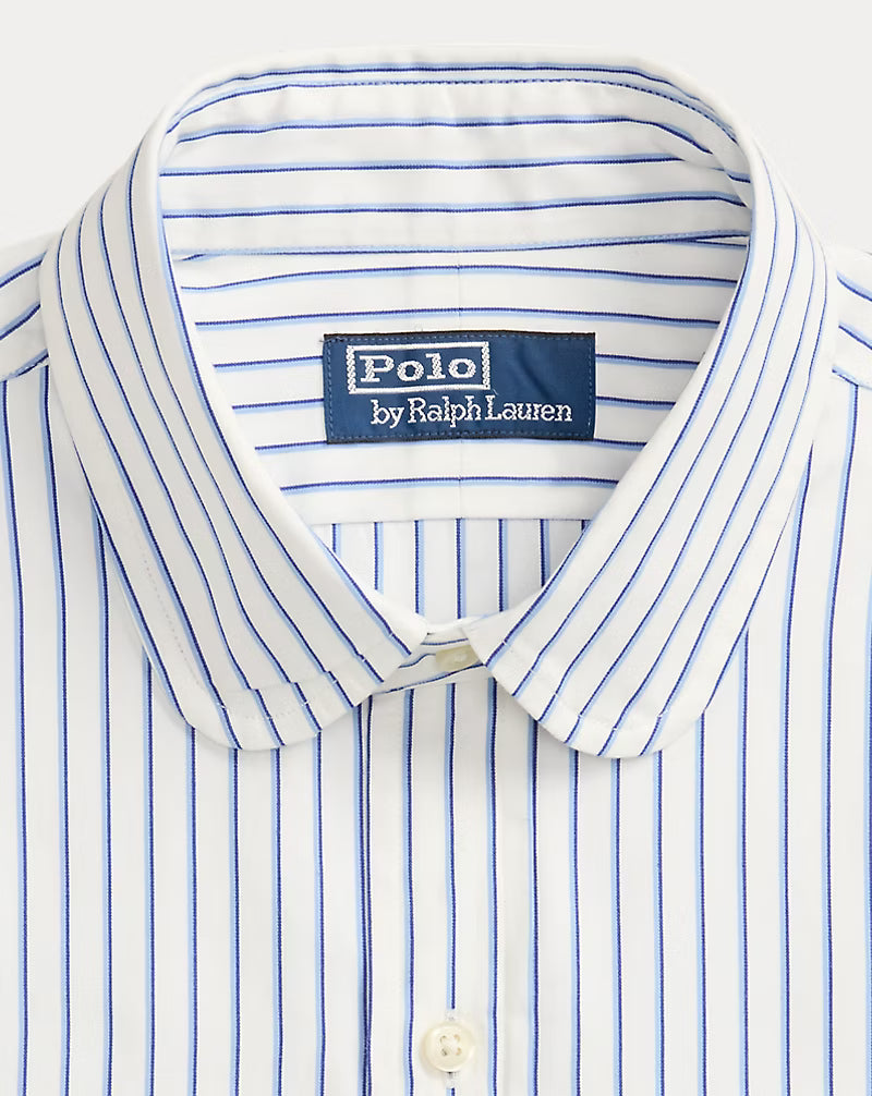 Custom Fit Striped Poplin Shirt