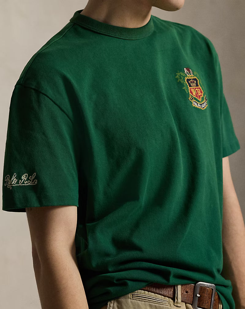Classic Fit Embroidered Jersey T-Shirt