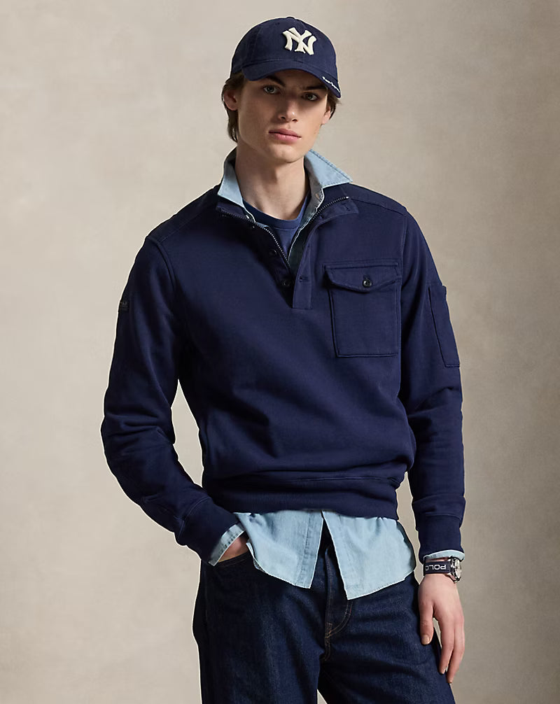 Loopback Fleece Utility Sweatshirt