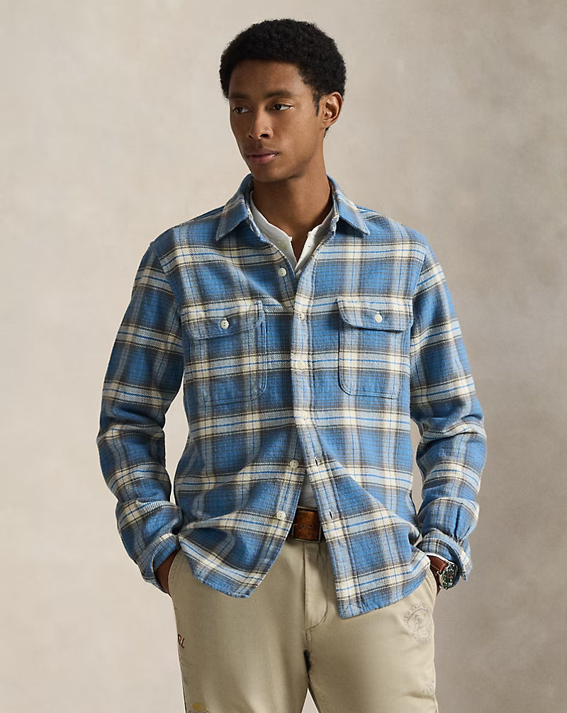 Classic Fit Plaid Flannel Workshirt