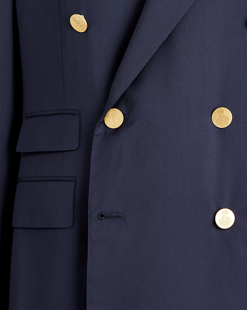 Gregory Hand-Tailored Wool Serge Blazer