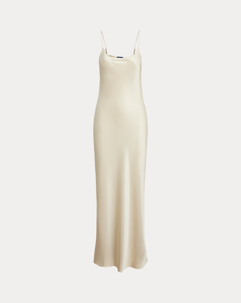 Double-Faced Satin Slip Dress