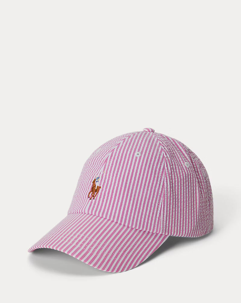 Seersucker Ball Cap