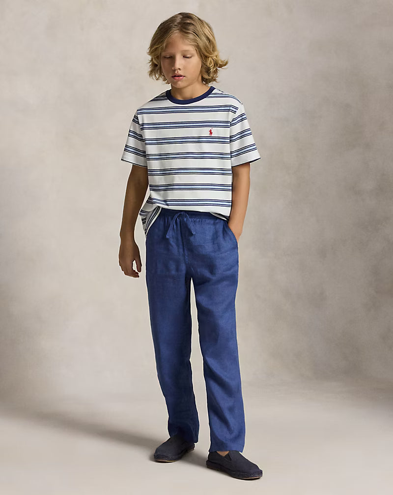 Striped Cotton Jersey Tee