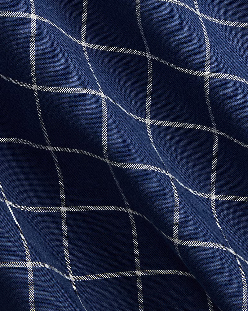 Classic Fit Windowpane Oxford Shirt