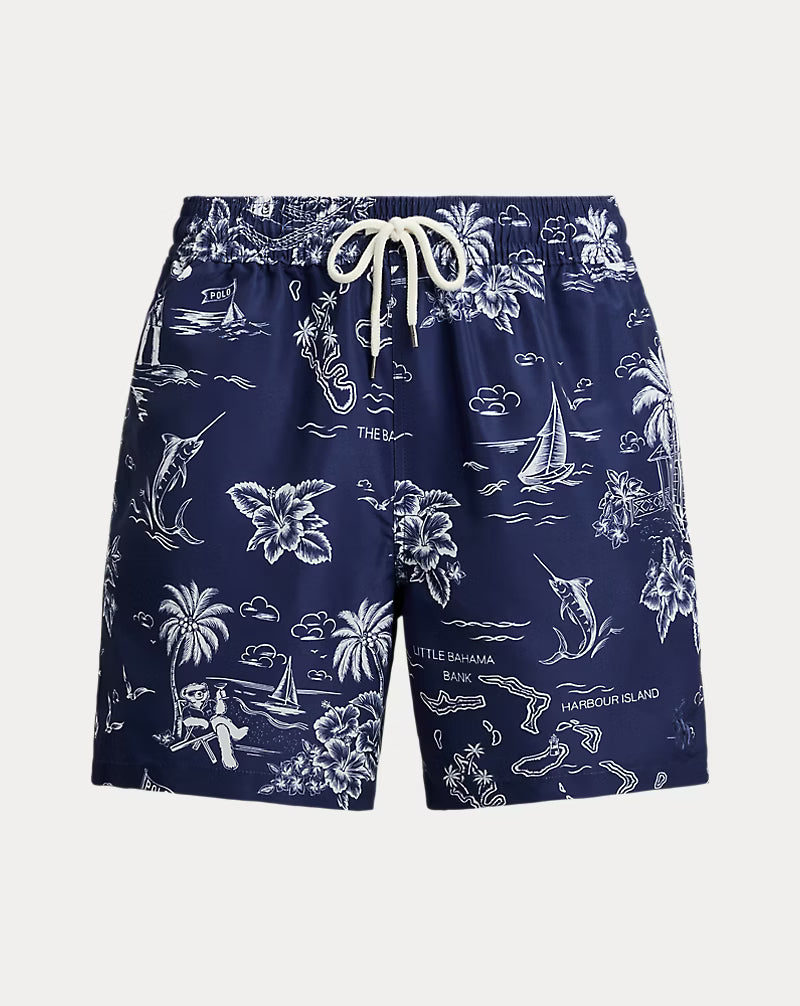5.75-Inch Traveler Polo Bear Swim Trunk