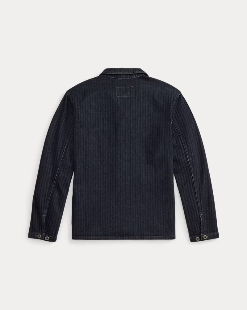 Limited-Edition Indigo Herringbone Shirt