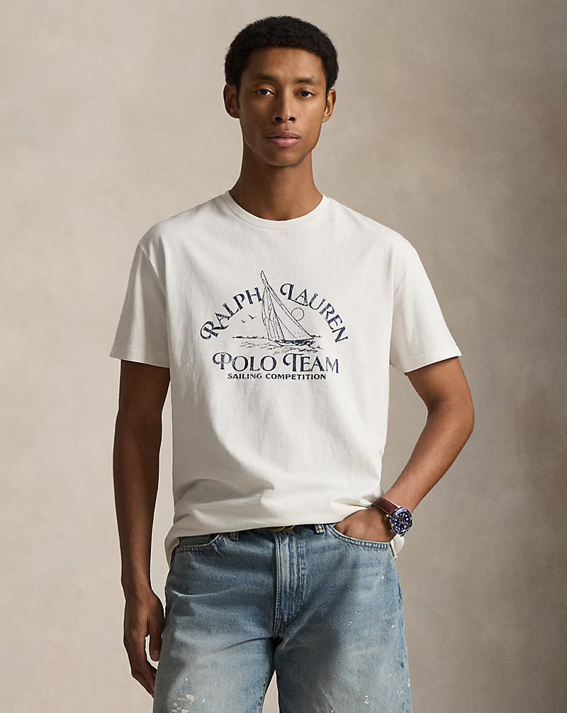 Classic Fit Jersey Graphic T-Shirt