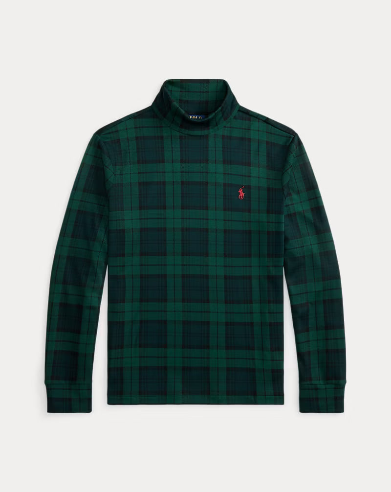 Plaid Soft Cotton Turtleneck