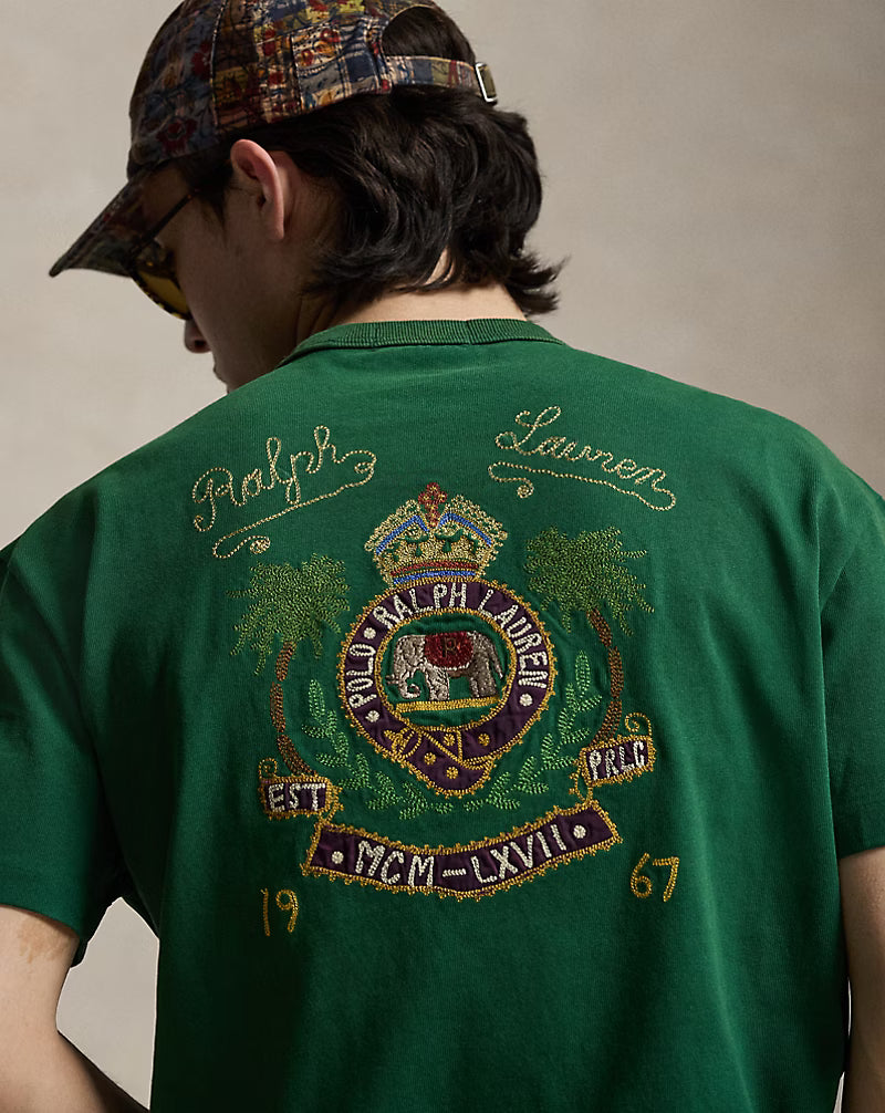 Classic Fit Embroidered Jersey T-Shirt