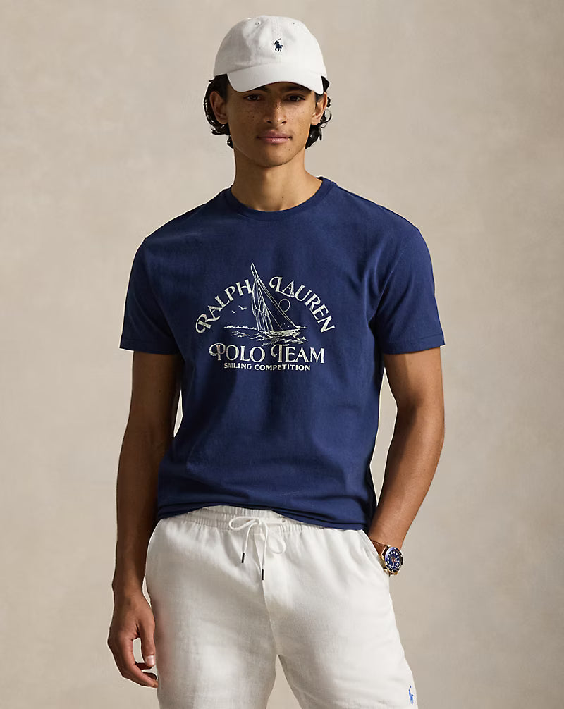 Classic Fit Jersey Graphic T-Shirt