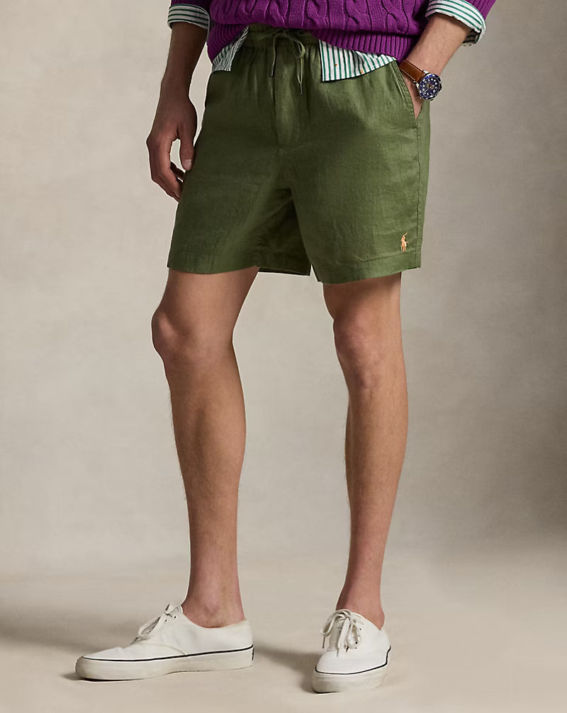 6-Inch Polo Prepster Linen Short