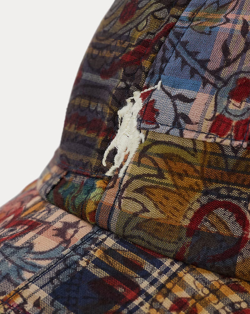 Patchwork Madras Ball Cap