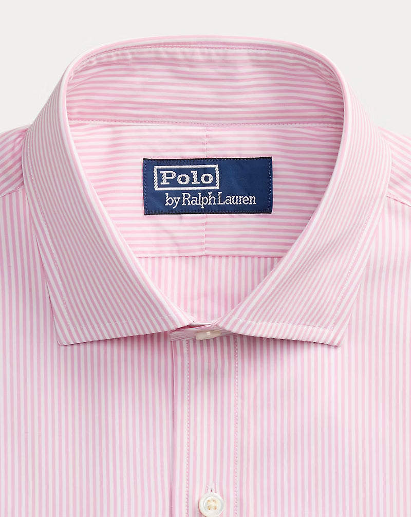 Custom Fit Striped Poplin Shirt