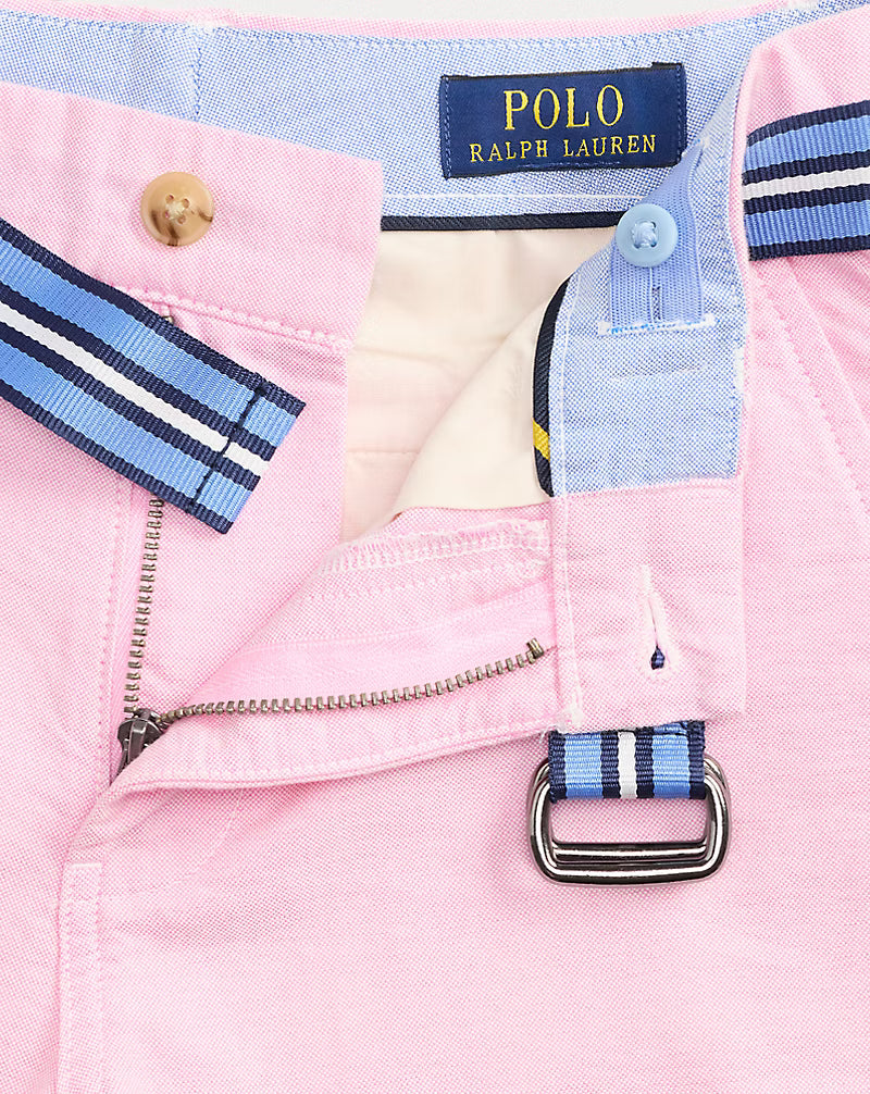 Belted Cotton Oxford Short