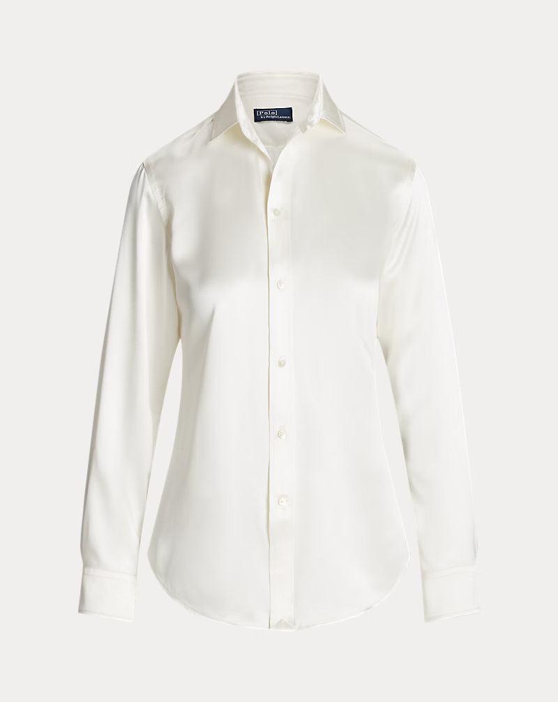 Slim Fit Silk Shirt