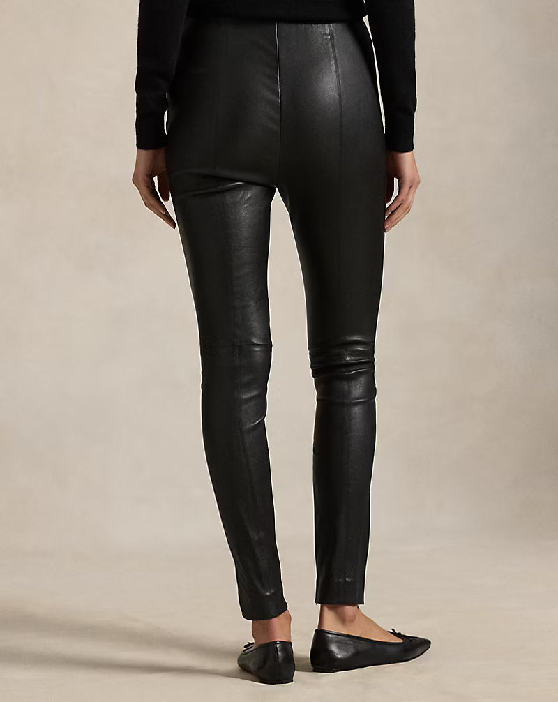 The Lambskin Side-Zip Pant