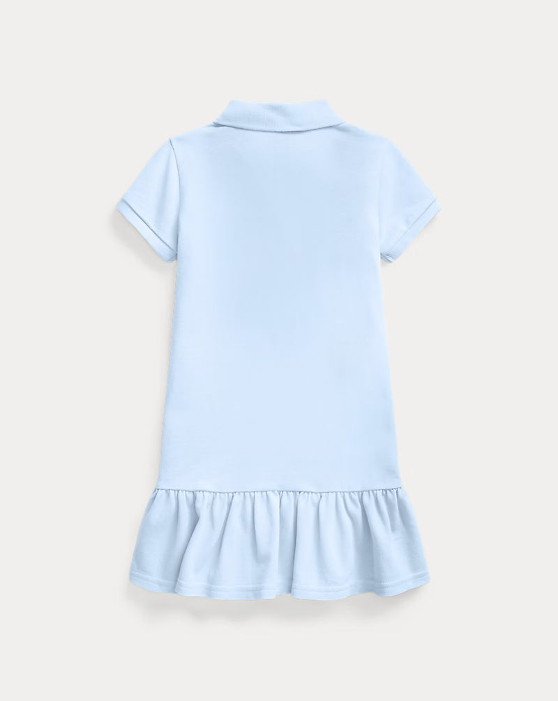 Cotton Mesh Polo Dress
