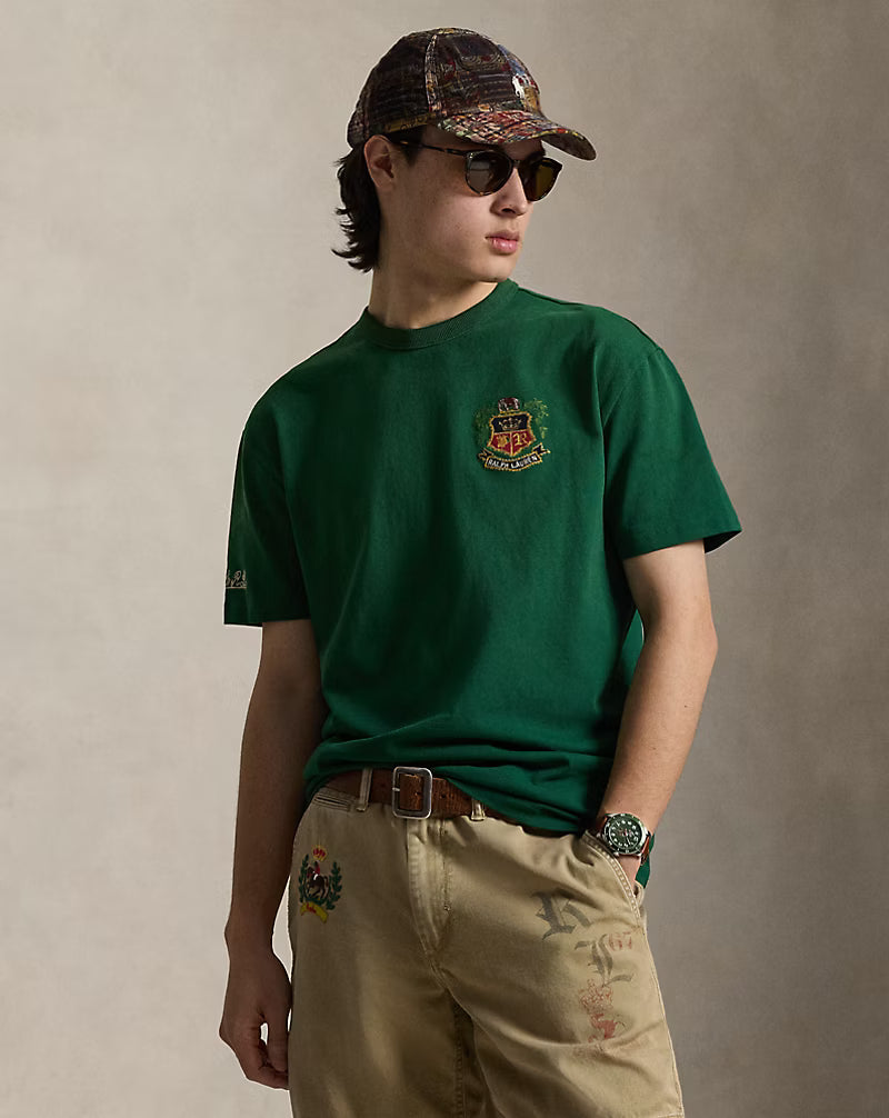 Classic Fit Embroidered Jersey T-Shirt