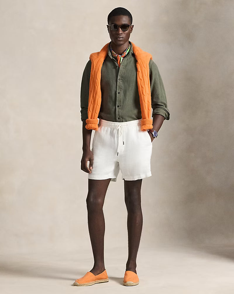 6-Inch Polo Prepster Linen Short