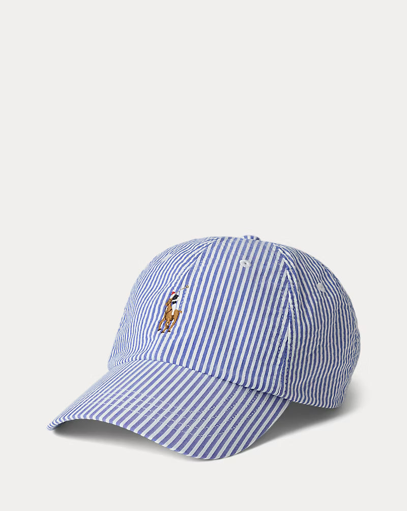 Seersucker Ball Cap