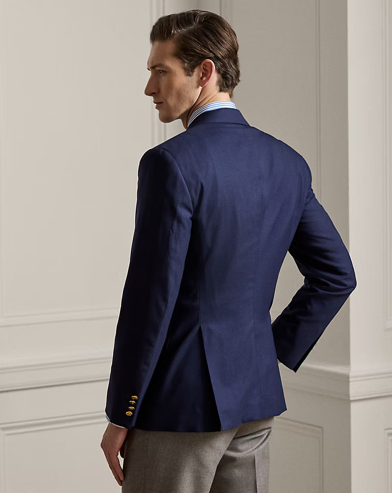 Gregory Hand-Tailored Wool Serge Blazer