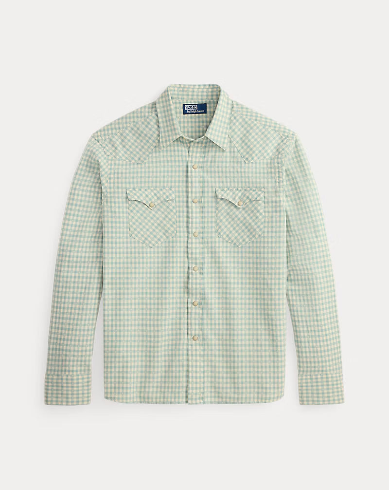 Classic Fit Checked Western Shirt