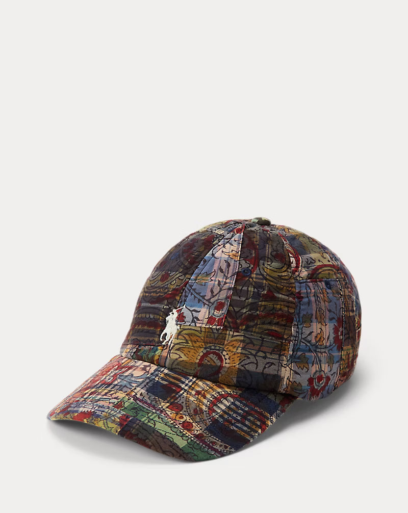 Patchwork Madras Ball Cap