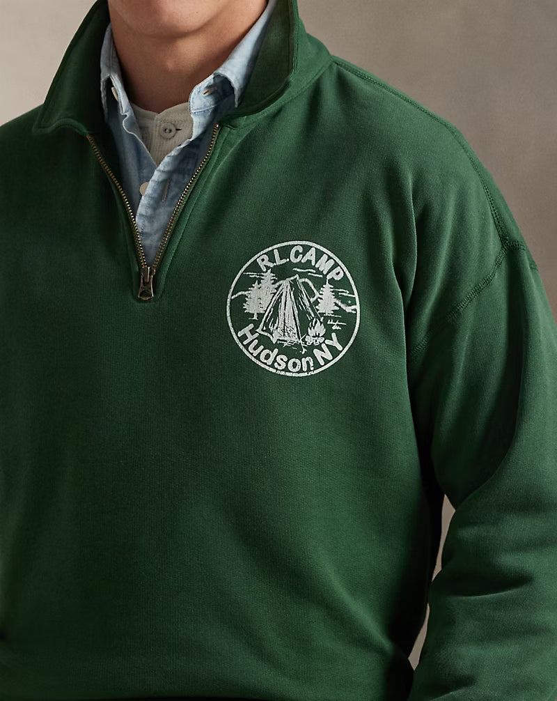 Vintage Fit Quarter-Zip Sweatshirt