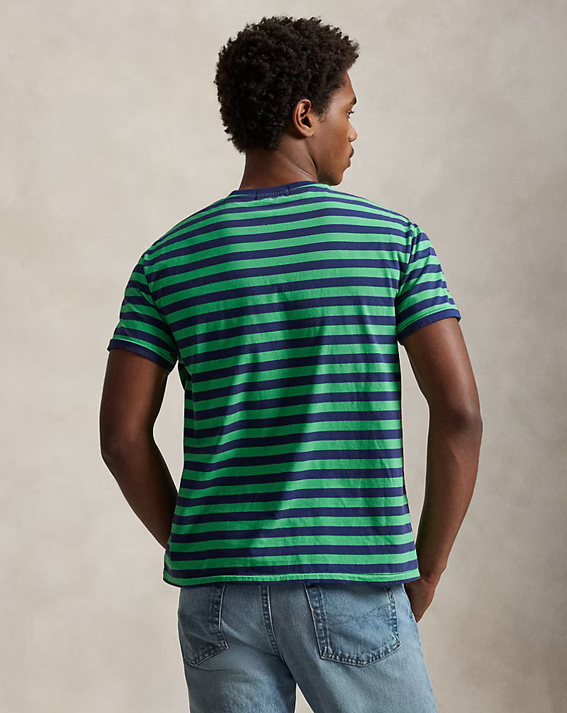 Classic Fit Striped Jersey T-Shirt