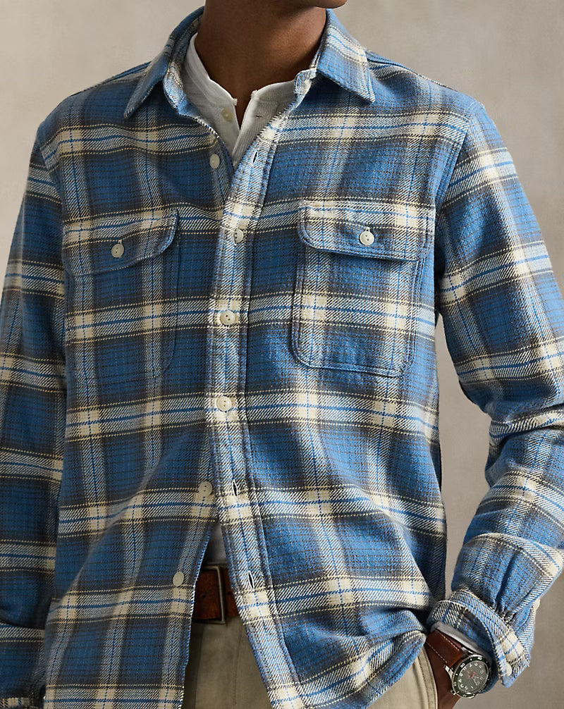 Classic Fit Plaid Flannel Workshirt