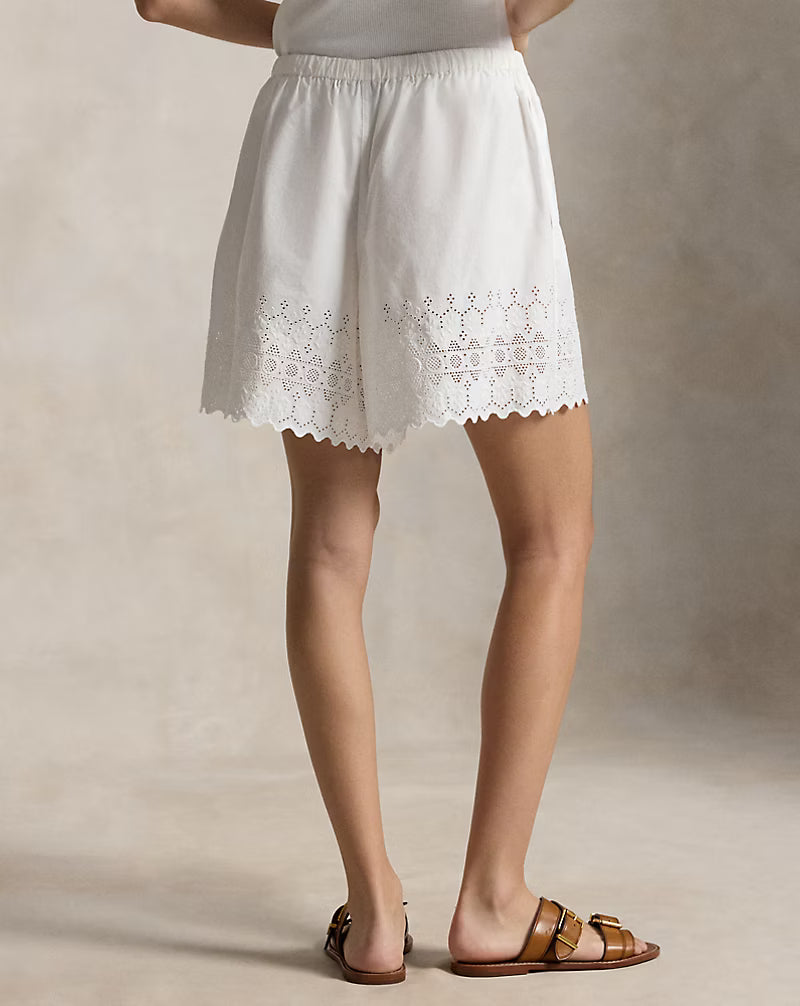 Cotton Eyelet Short