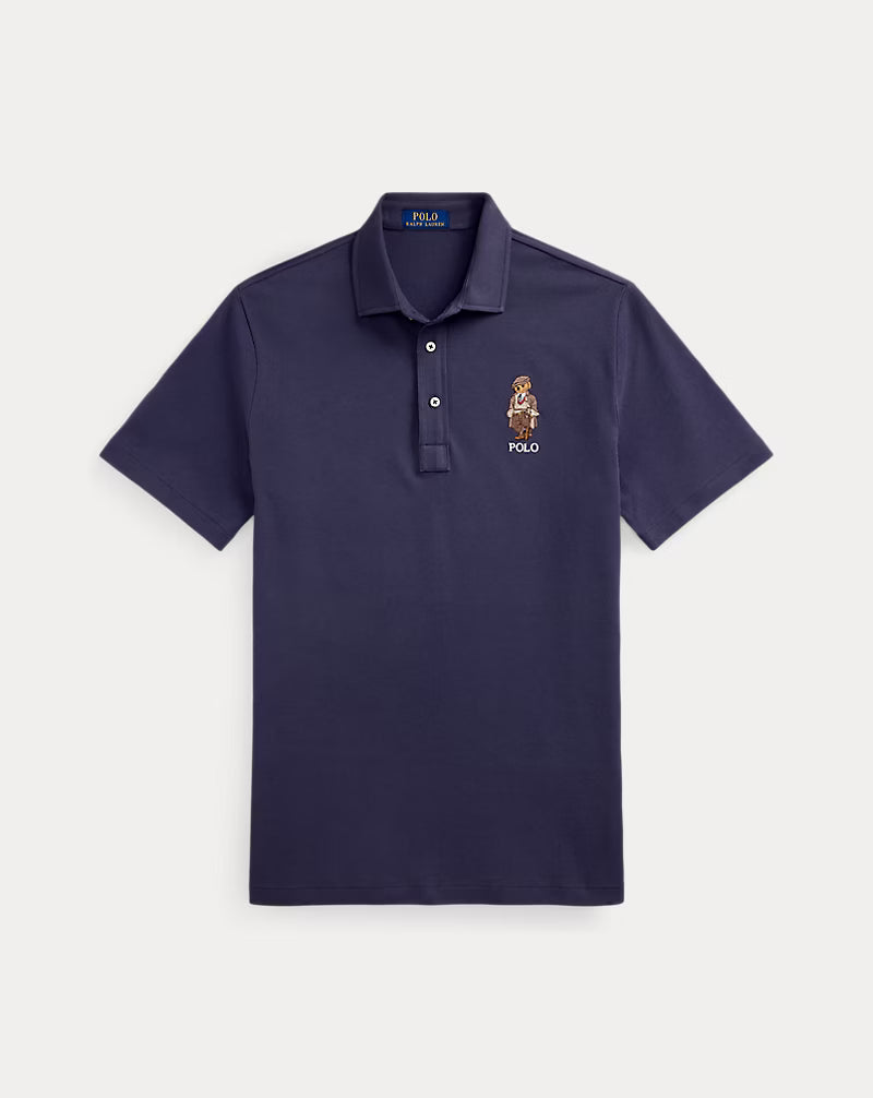 Classic Fit Polo Bear Mesh Polo Shirt