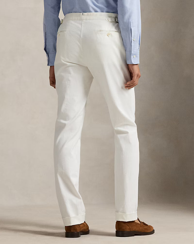 Garment-Dyed Stretch Chino Suit Trouser