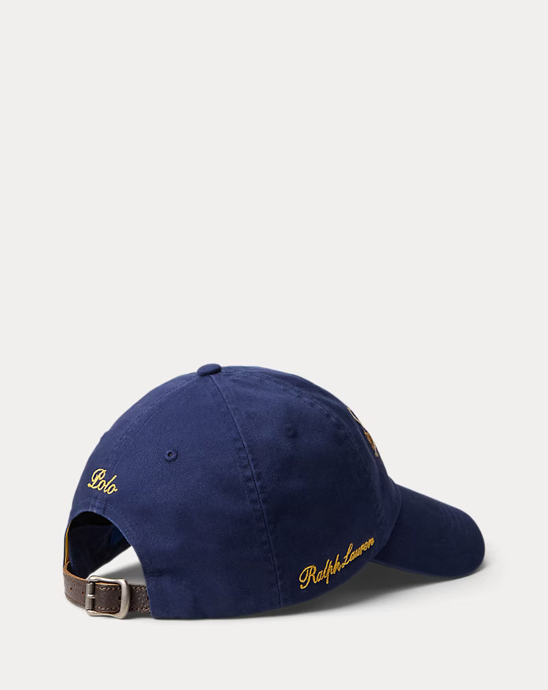 Triple-Pony Twill Ball Cap